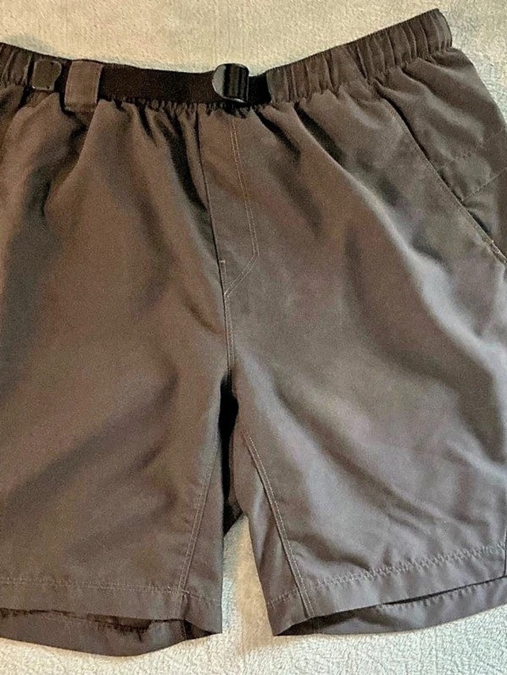 The North Face M Gray Belted Shorts ARPG TN8V Hiking